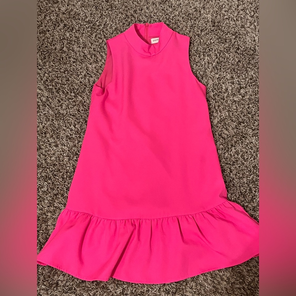 Pink Ruffled Tiered Sleeveless Sundress